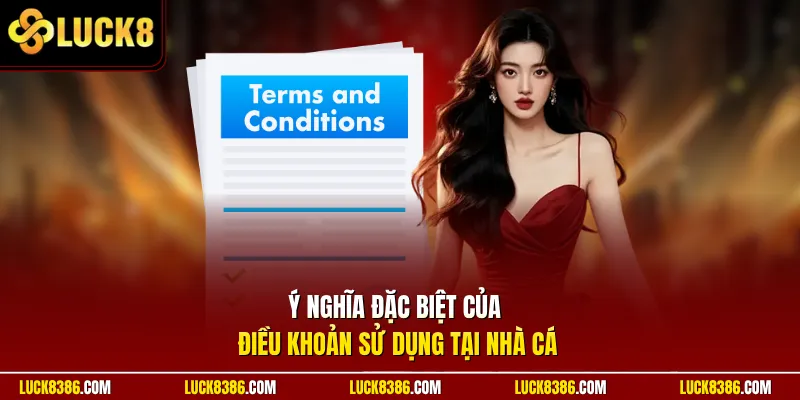 Ý nghĩa đặc biệt của điều khoản sử dụng tại nhà cái